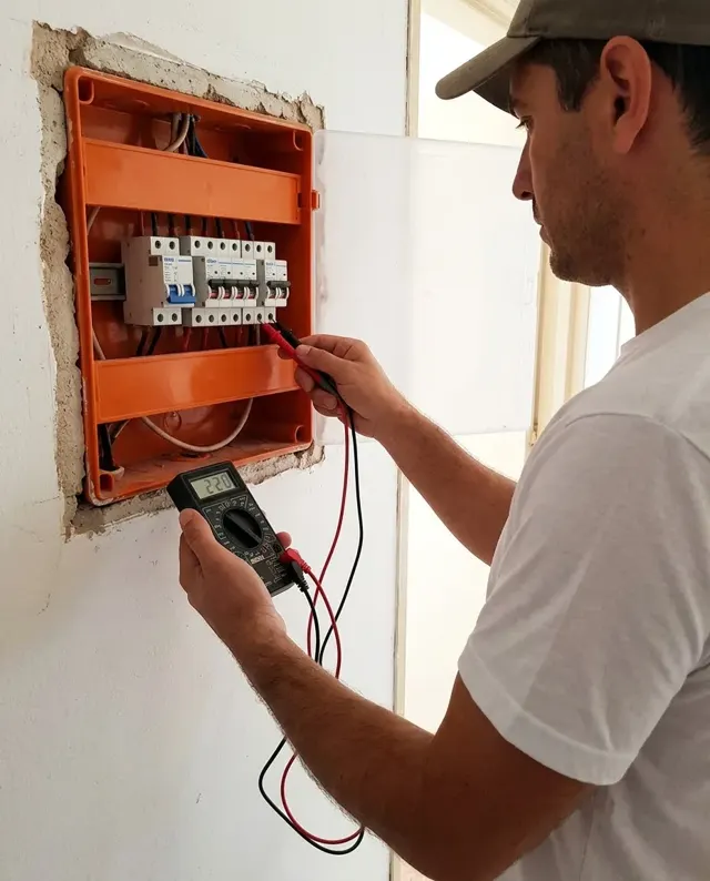 Medición de una instalación eléctrica con multímetro